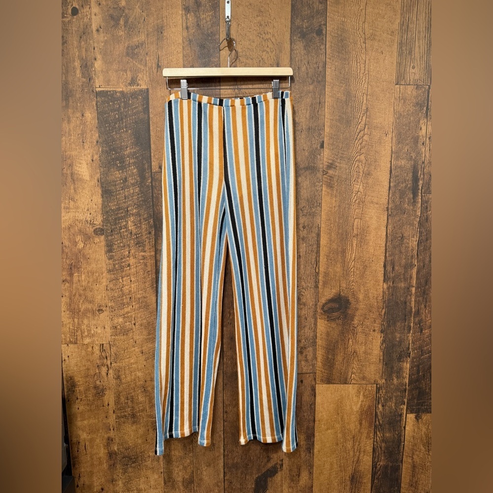 Free People Bridget Stripe Flare Pants medium